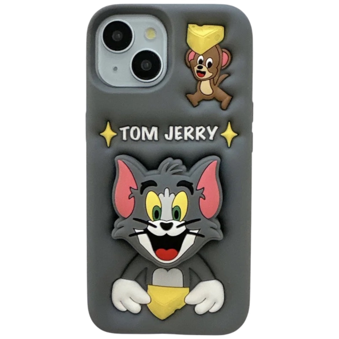 3D Cartoon Tom &amp; Jerry Phone Case 