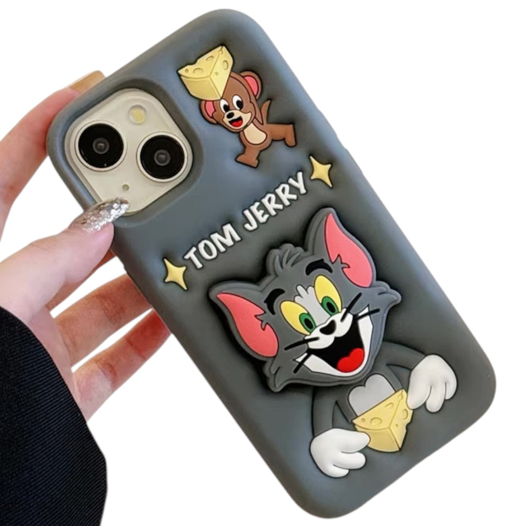 3D Cartoon Tom &amp; Jerry Phone Case 