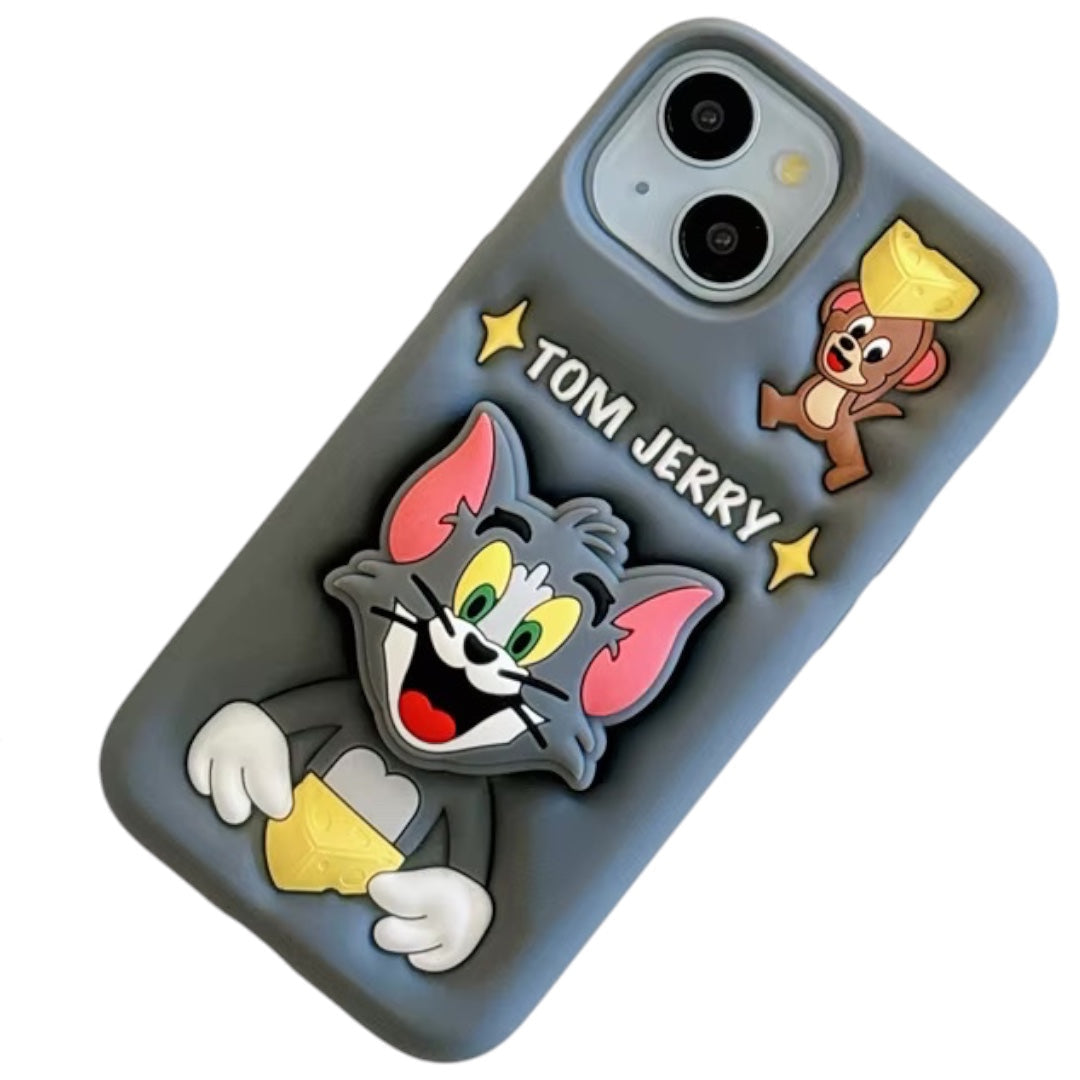 3D Cartoon Tom &amp; Jerry Phone Case 