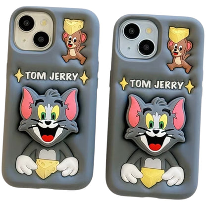 3D Cartoon Tom &amp; Jerry Phone Case 