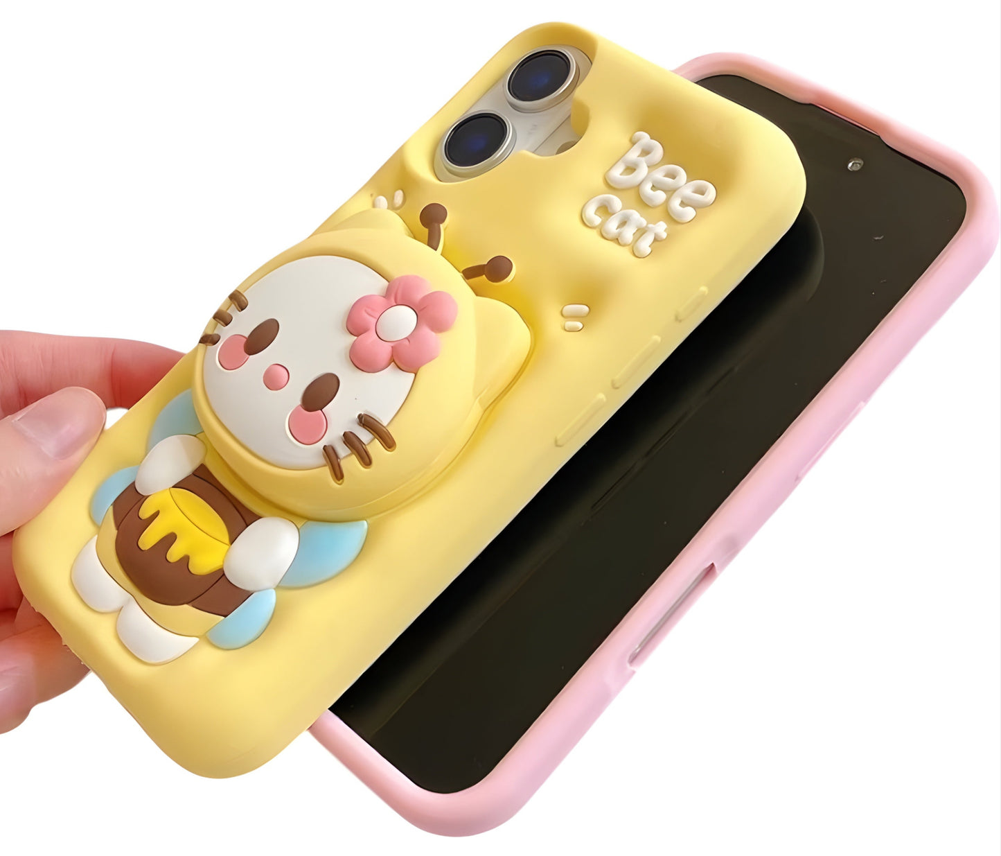 3D Bee Kitten Case