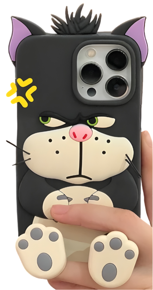 3D Lucifer Cat Case